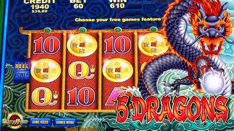 dragon slot machine at casino.